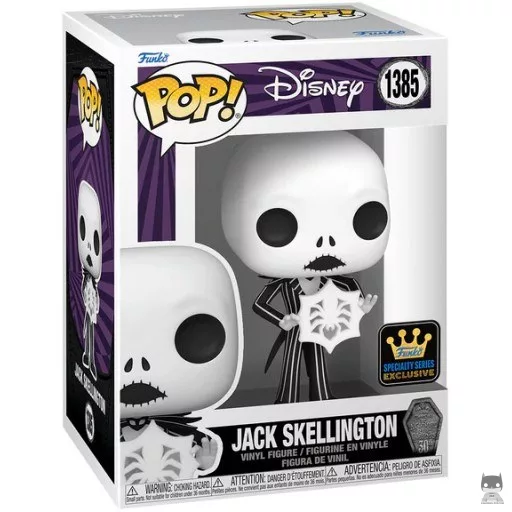 Figurine Funko POP Jack Skellington avec Flocon de Neige (L'Etrange Noël de M. Jack)