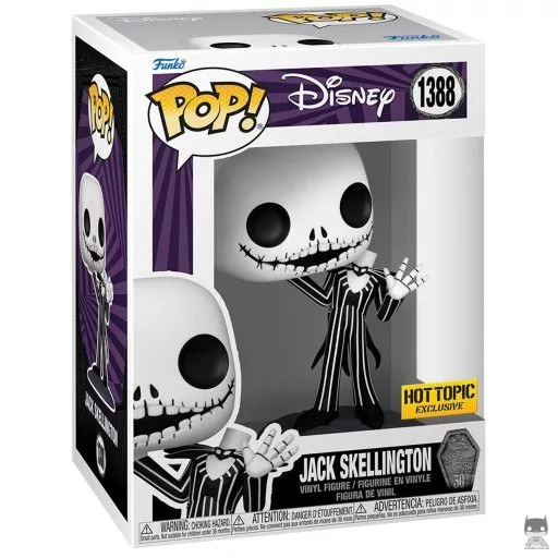 Figurine Funko POP Jack Skellington sans Tête (Hot Topic)