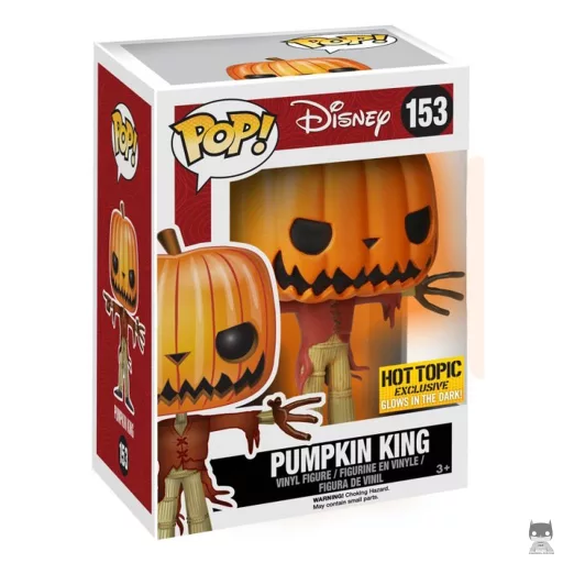 Figurine Funko POP Jack Skellington en roi des Citrouilles (L'Etrange Noël de M. Jack)