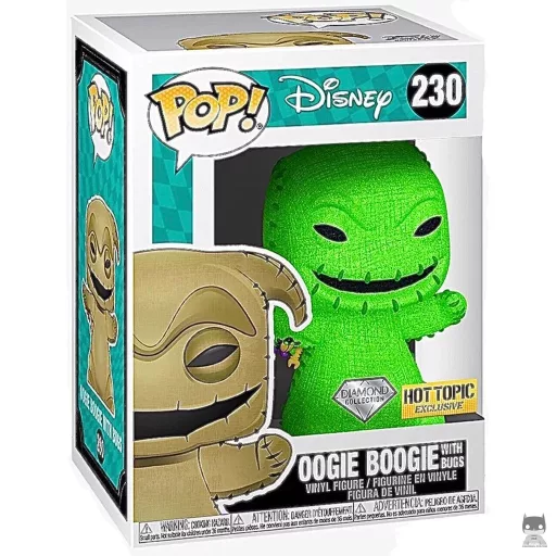 Figurine Funko POP Oogie Boogie avec Insectes (Diamond Glitter) (L'Etrange Noël de M. Jack)