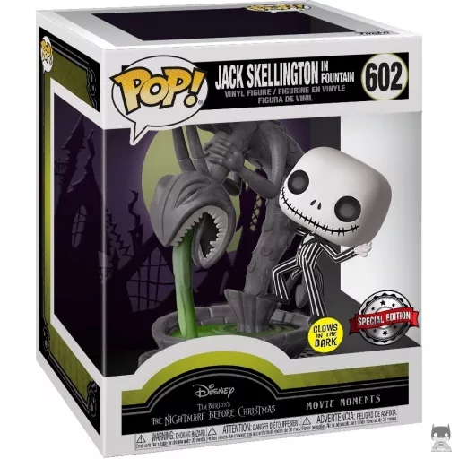 Figurine Funko POP Jack Skellington dans Fontaine (L'Etrange Noël de M. Jack)