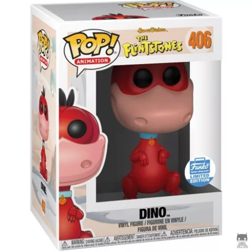 Figurine Funko POP Dino (Rouge) (La Famille Pierrafeu)
