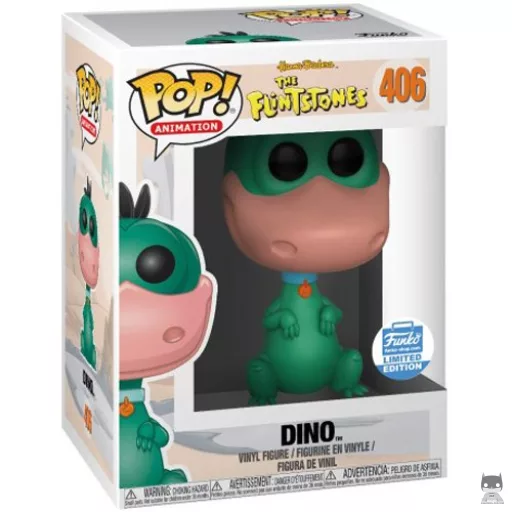 Figurine Funko POP Dino (Vert) (La Famille Pierrafeu)