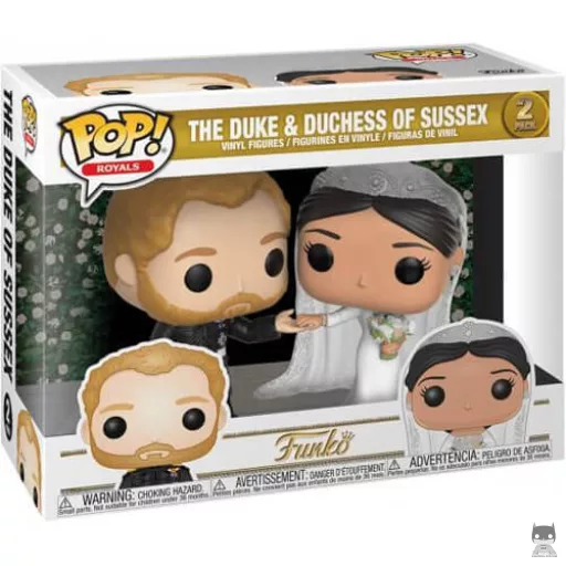 Figurine Funko POP Le Duc et la Duchesse de Sussex (Multipack)