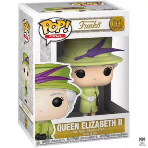 Figurine Funko POP Queen Elizabeth II en tenue verte (La Famille Royale)