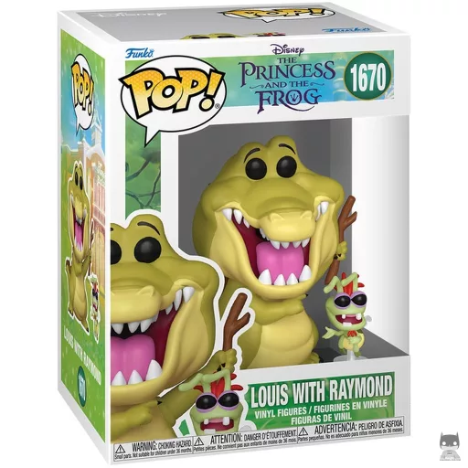 Figurine Funko POP Louis avec Raymond (La Princesse et la Grenouille)