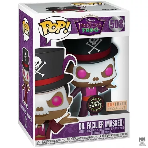 Figurine Funko POP Dr. Facilier avec masque (Chase) (La Princesse et la Grenouille)