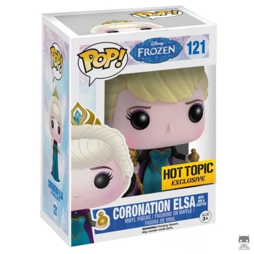 Figurine Funko POP Elsa Couronnement avec Orbe & Sceptre (Exclusive)