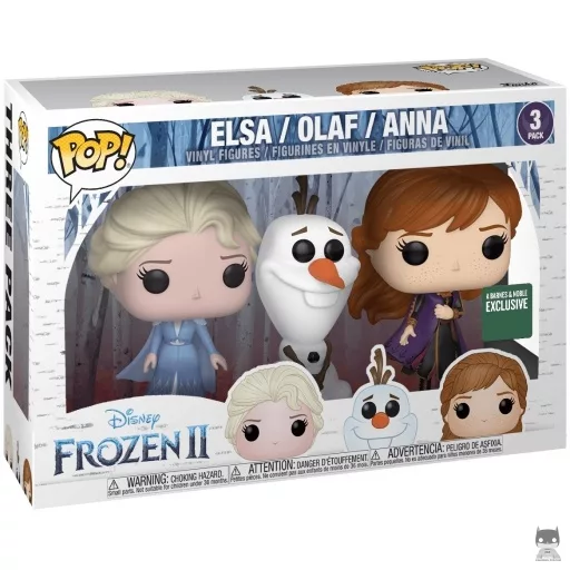 Figurine Funko POP Elsa, Olaf & Anna (La Reine des Neiges II)
