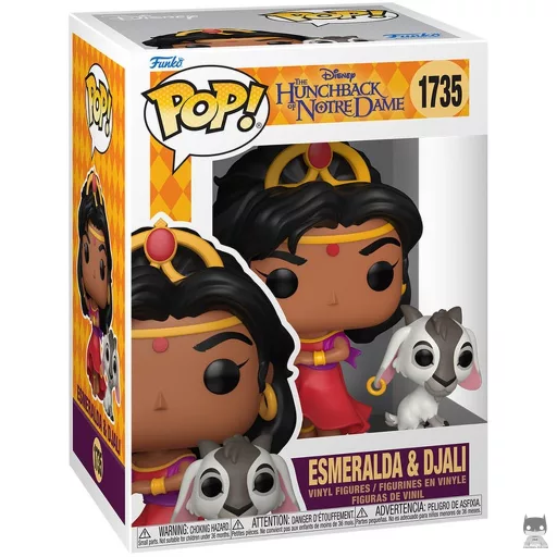 Figurine Funko POP Esmeralda & Djali (Le Bossu de Notre-Dame)