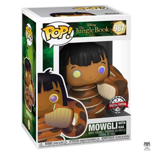 Figurine Funko POP Mowgli avec Kaa (Le Livre de la Jungle)