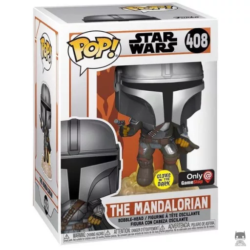 Figurine Funko POP Le Mandalorien (Glow in the Dark) (Exclusive)