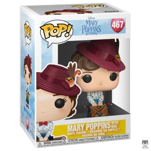 Figurine Funko POP Mary Poppins avec Sac (Le Retour de Mary Poppins)