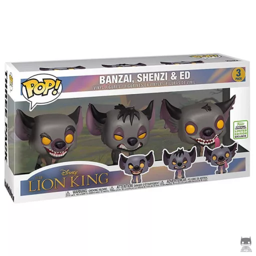 Figurine Funko POP Hyènes Banzai Shenzi & Ed (Le Roi Lion)