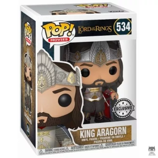Figurine Funko POP Roi Aragorn (Le Seigneur des Anneaux)
