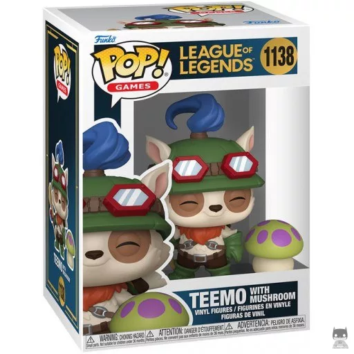 Figurine Funko POP Teemo avec Champignon (League of Legends)