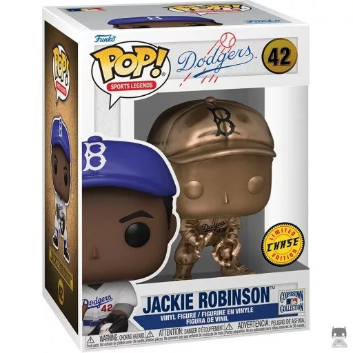 Figurine Funko POP Jackie Robinson (Chase) (Légendes du Sport)