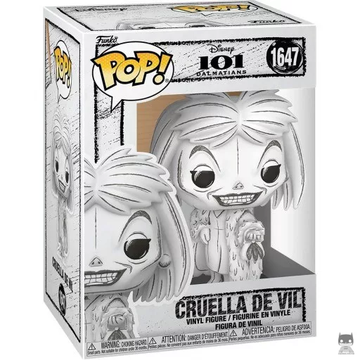 Figurine Funko POP Cruella d'Enfer (Esquisse) (Les 101 Dalmatiens)