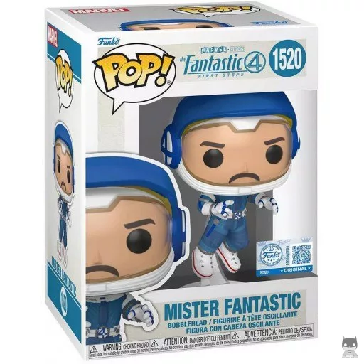 Figurine Funko POP Mr Fantastique (Combinaison D'Astronaute) (Les 4 Fantastiques : Premiers pas)