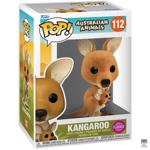 Figurine Funko POP Kangourou (Flocked) (Les Animaux d'Australie)