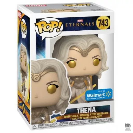 Figurine Funko POP Thena avec deux Epées (Les Éternels)
