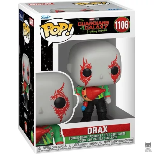 Figurine Funko POP Drax (Les Gardiens de la Galaxie Spécial Noël)