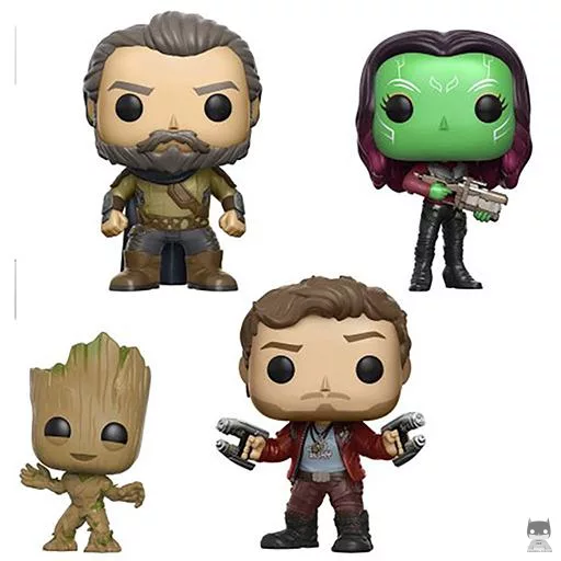 Figurine Funko POP Groot, Star-Lord, Ego & Gamora (Les Gardiens de la Galaxie vol.2)