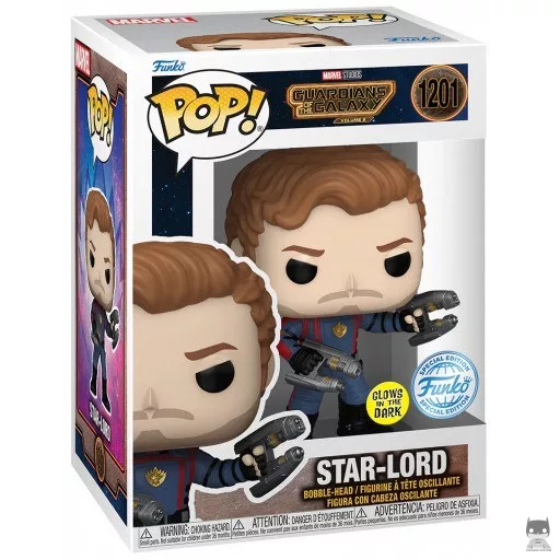 Figurine Funko POP Star-Lord (Glow in the Dark) (Les Gardiens de la Galaxie vol.3)