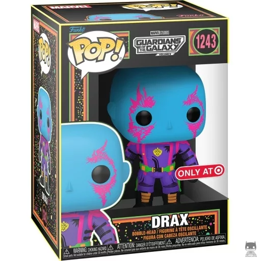 Figurine Funko POP Drax (Blacklight) (Les Gardiens de la Galaxie vol.3)