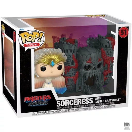 Figurine Funko POP Sorceress avec le Château des Ombres (Les Maîtres de l'univers (Film))