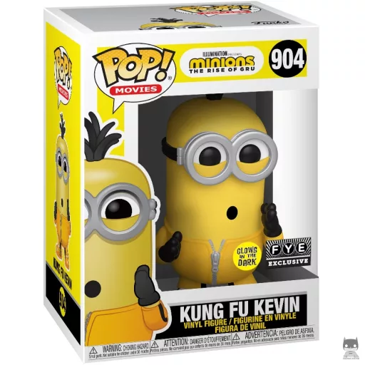 Figurine Funko POP Kevin Kung Fu (Glow in the Dark) (Les Minions 2 : Il était une fois Gru)