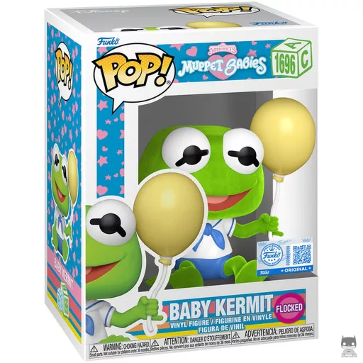 Figurine Funko POP Bébé Kermit (Flocked) (Les Muppets)