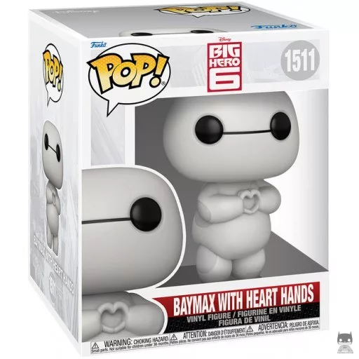 Figurine Funko POP Baymax avec Les Mains en Forme de Cœur (SuperSized) (Les Nouveaux Héros)