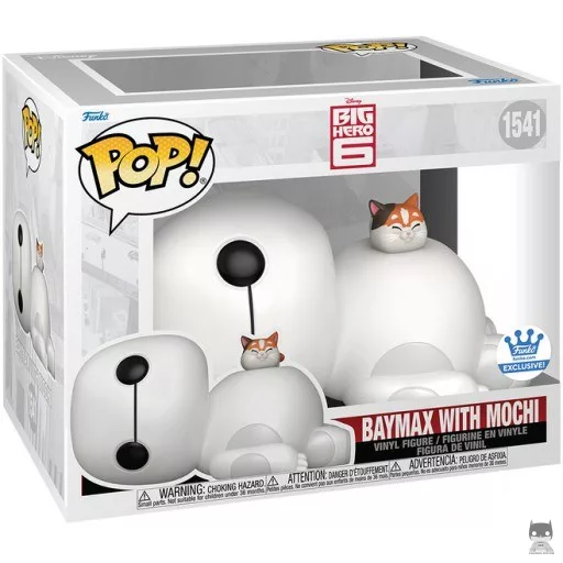 Figurine Funko POP Baymax avec Mochi (SuperSized) (Funko Shop)