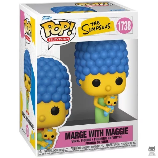 Figurine Funko POP Marge avec Maggie (Les Simpson)