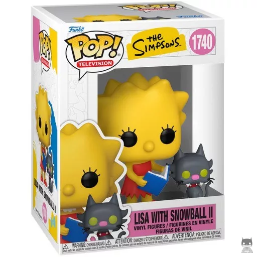 Figurine Funko POP Lisa avec Boule de Neige II (Les Simpson)