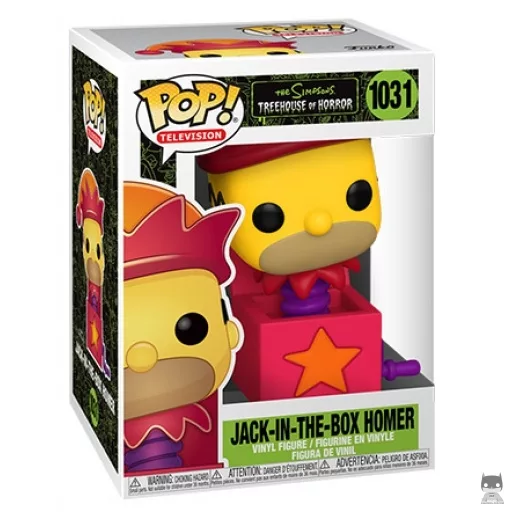 Figurine Funko POP Homer en Jack-in-the-Box (Les Simpson : Horrow Show)