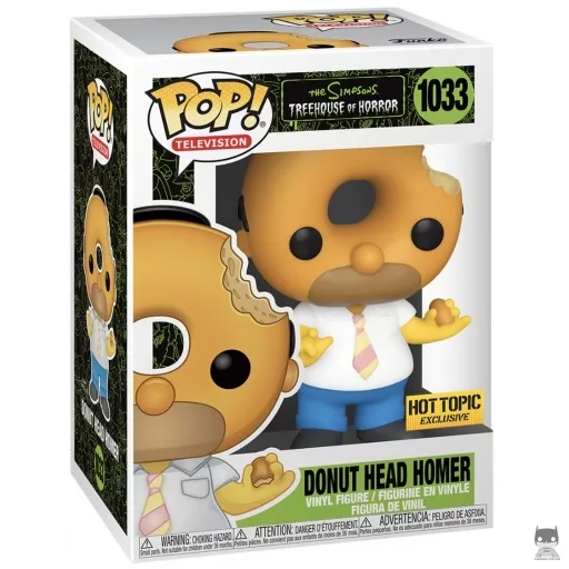 Figurine Funko POP Homer avec tête de Donut (Les Simpson : Horrow Show)