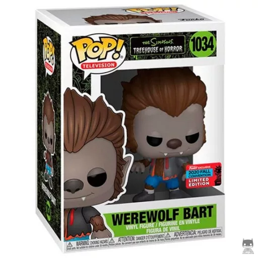 Figurine Funko POP Bart en Loup-Garou (Les Simpson : Horrow Show)