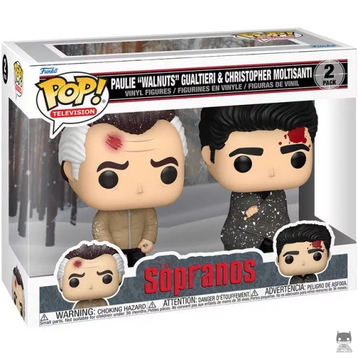 Figurine Funko POP Paulie "Walnuts" Gualtieri & Christopher Moltisanti (Les Sopranos)