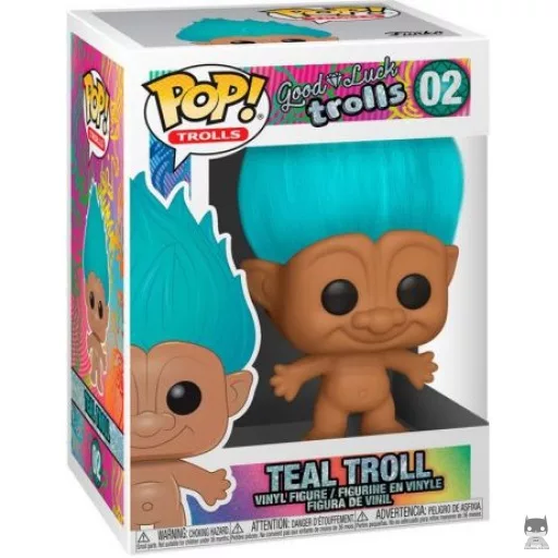Figurine Funko POP Troll Bleu Sarcelle (Pop! Vinyl)