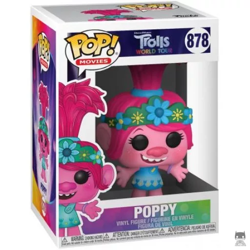 Figurine Funko POP Reine Poppy (Les Trolls)