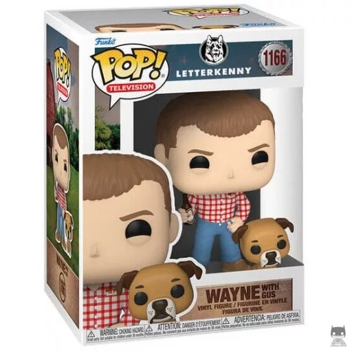 Figurine Funko POP Wayne avec Gus (Letterkenny)