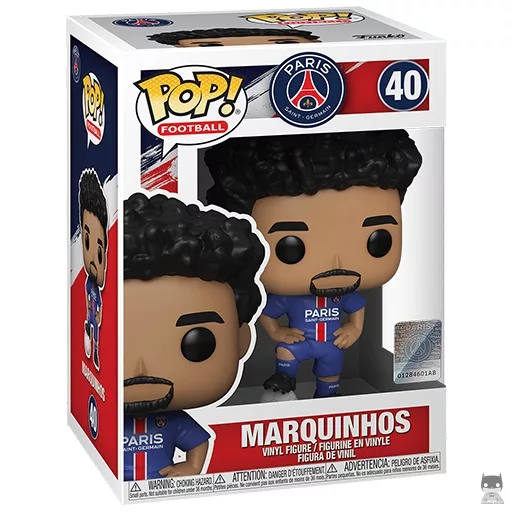 Figurine Funko POP Marquinhos (Paris Saint-Germain) (Ligue 1 (Championnat Français Football))