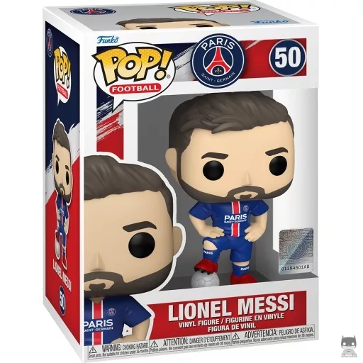 Figurine Funko POP Lionel Messi (Paris Saint-Germain) (Ligue 1 (Championnat Français Football))