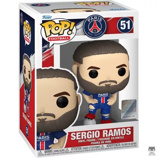 Figurine Funko POP Sergio Ramos (Paris Saint-Germain) (Ligue 1 (Championnat Français Football))