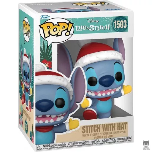 Figurine Funko POP Stitch avec Bonnet (Lilo and Stitch)
