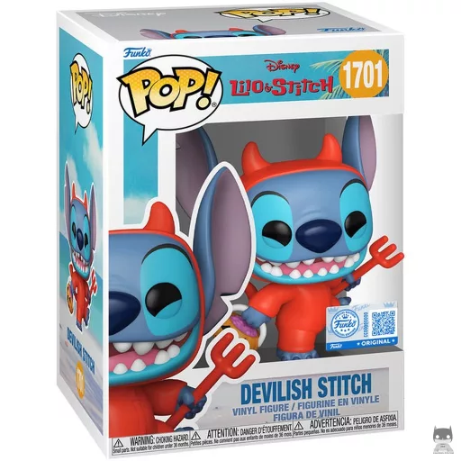 Figurine Funko POP Stitch Démon (Lilo and Stitch)