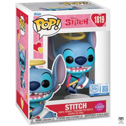 Figurine Funko POP Stitch (Saint-Valentin) (Flocked) (Lilo et Stitch)