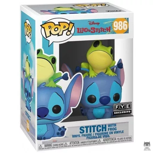 Figurine Funko POP Stitch avec Grenouille (Lilo et Stitch)